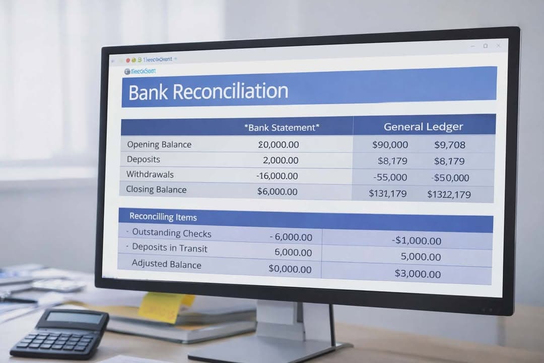Bank reconciliation process